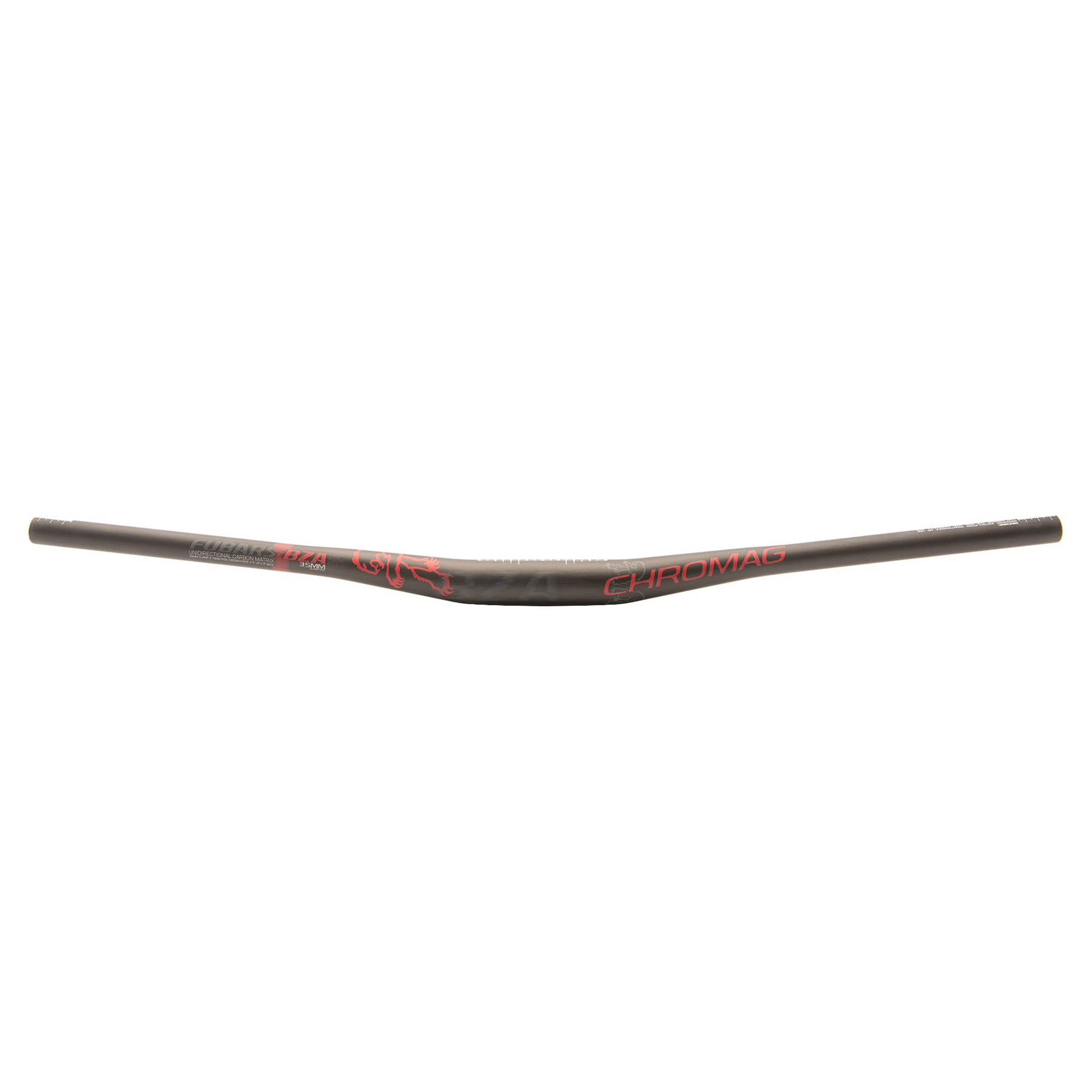 Chromag BZA 35 Carbon Bar, (35.0) 15mm/800mm - Blk/Org 