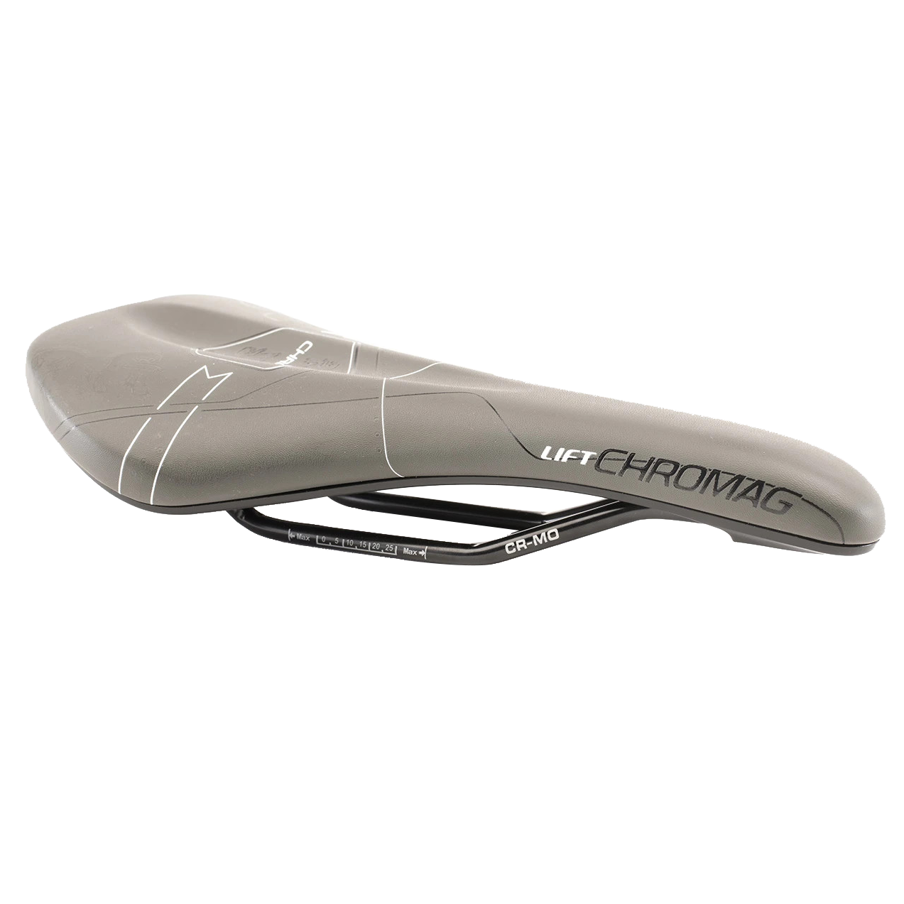 Chromag Lift Saddle, Synth Top, CrMo Rails - Silver