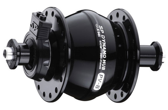 Shutter Precision PV-8 Front Q/R Hub, 9x100mm, 32h - Black