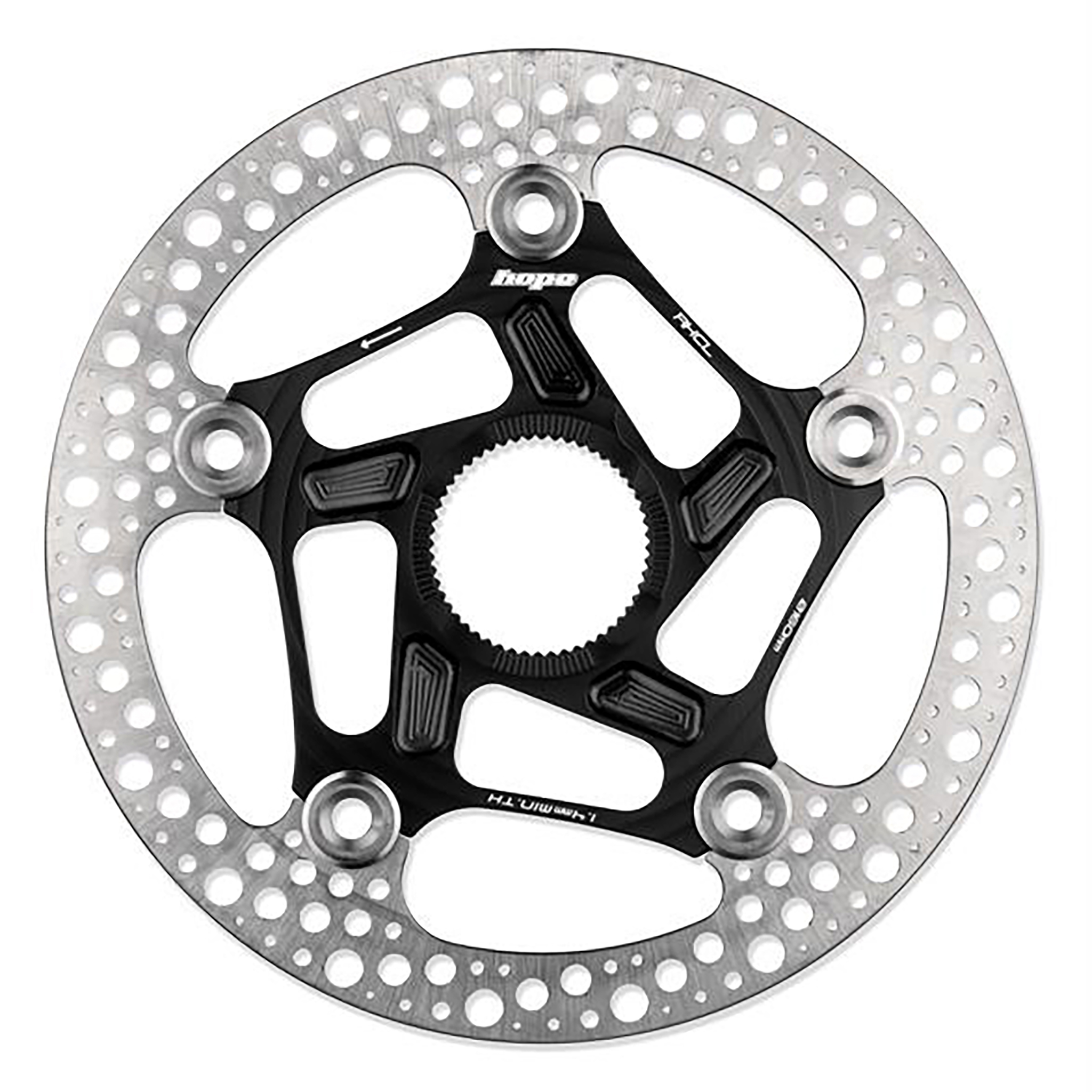 Hope Road Center Lock Floating Rotor, 140mm, Black