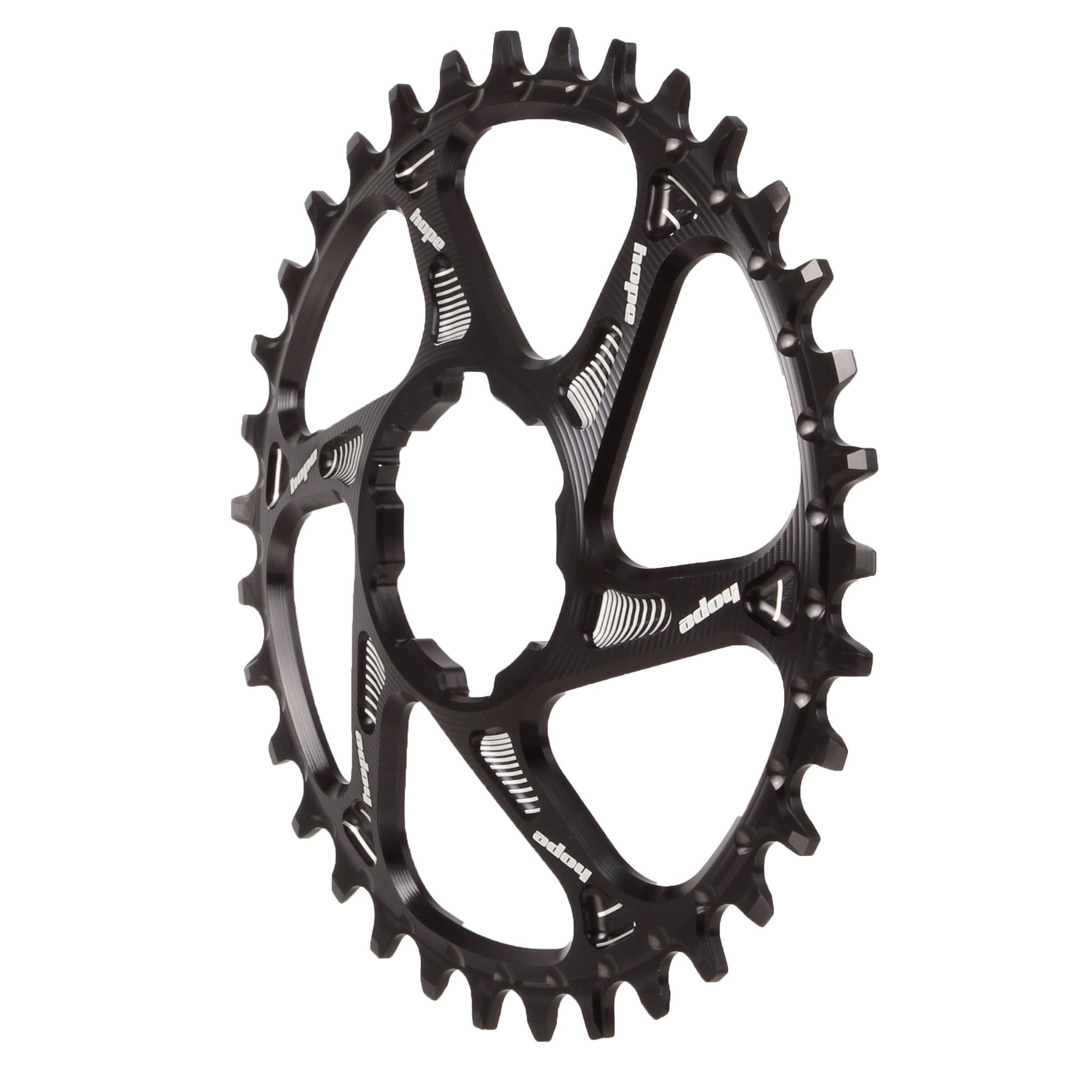 Hope R22 Spiderless Retainer Ring, 32t, Black
