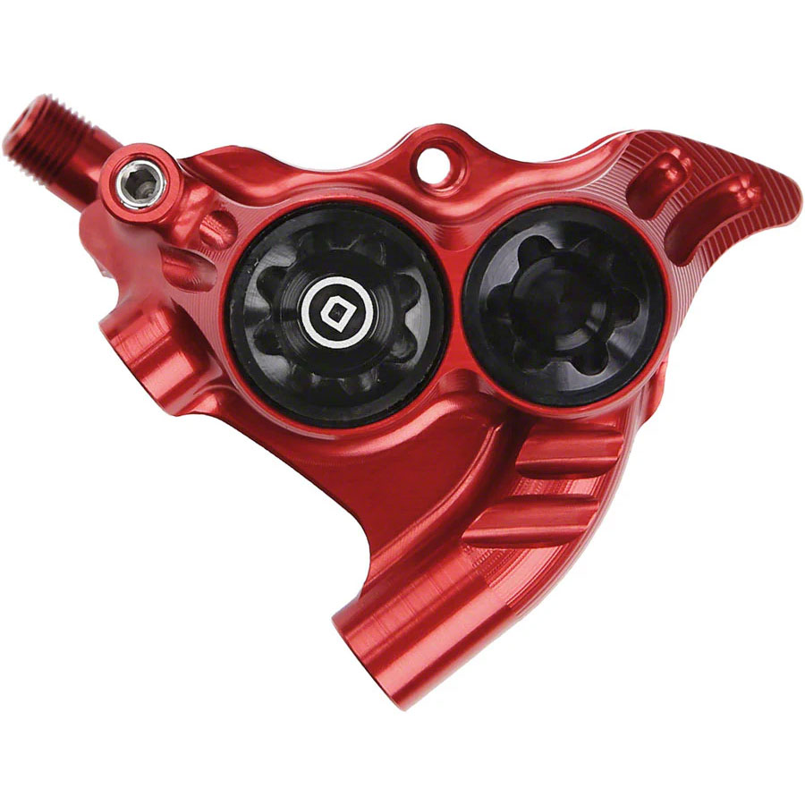 Hope RX4+ Brake, SRAM F Flat Mount, No Lever, Red