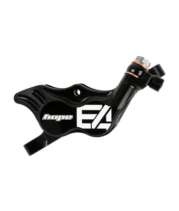 Hope Tech 4 E4 Disc Brake, Left/Front, 74mm, Black