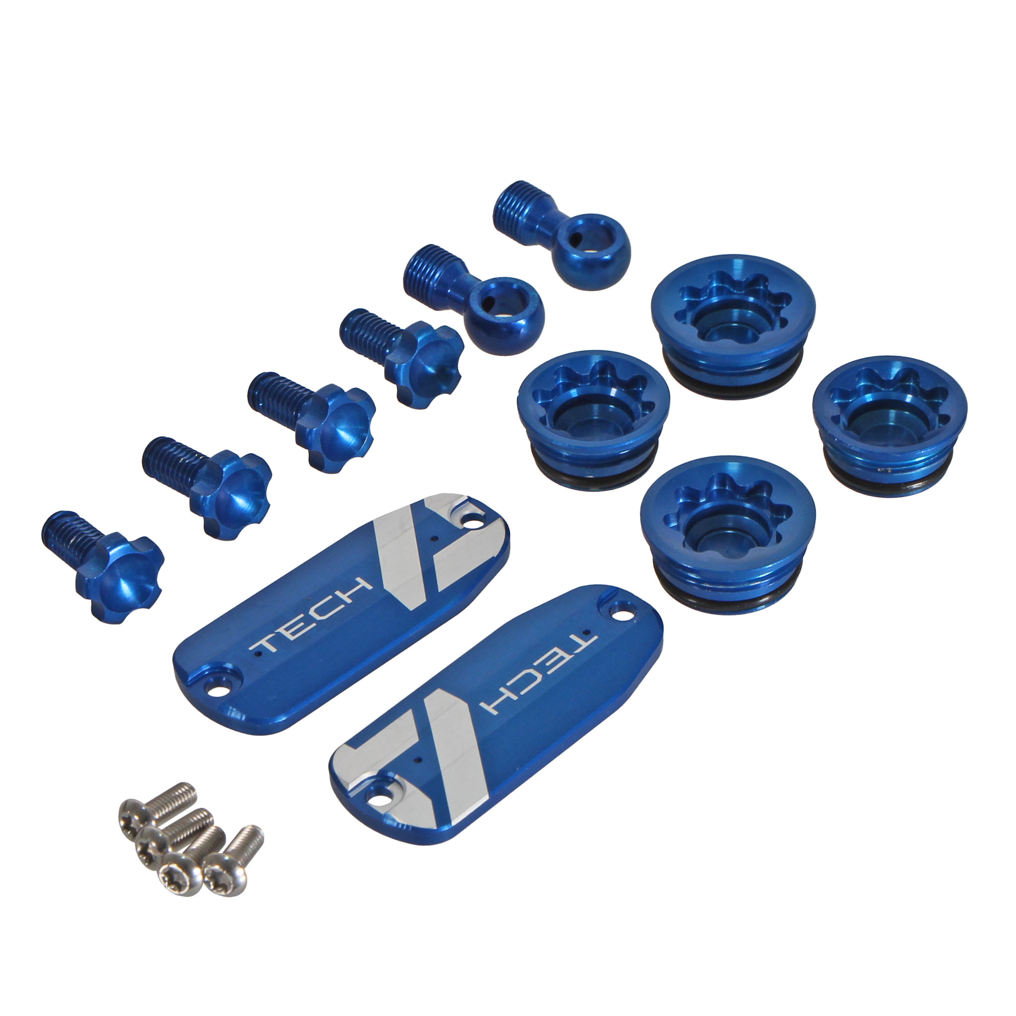 Hope Tech 4 V4 Custom Color Kit, Blue