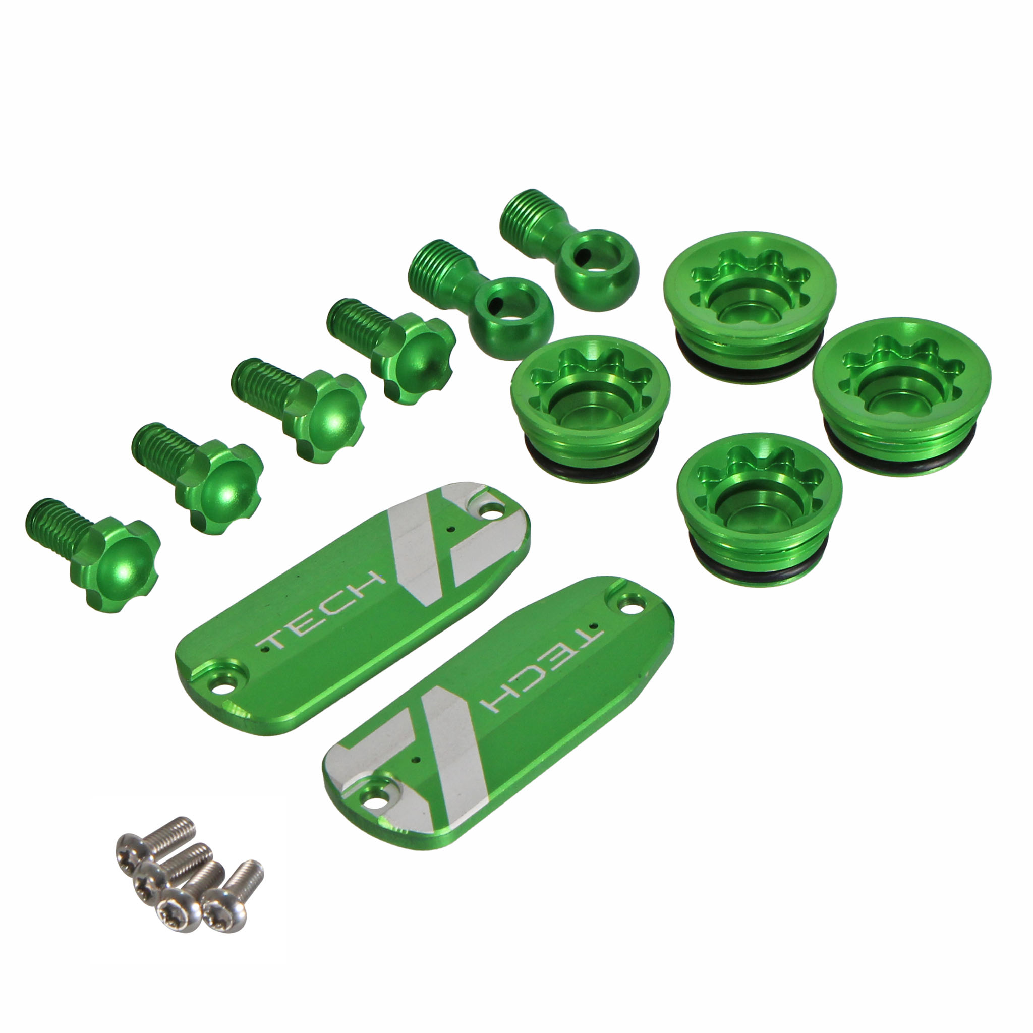 Hope Tech 4 V4 Custom Color Kit, Green
