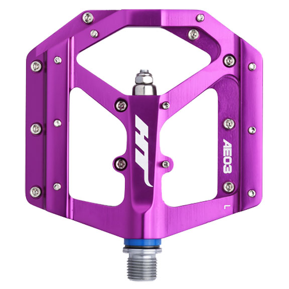 HT Pedals AE03 Evo+ Platform Pedals, CrMo Purple