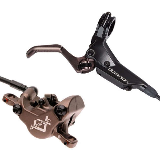 Hayes Brake Dominion A2 Disc Brake, Left/Front, Black/Bronze