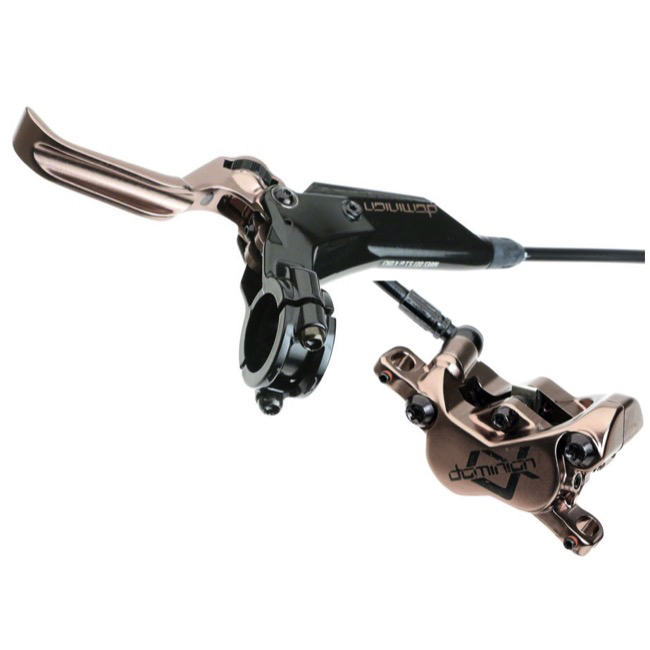 Hayes Brake Dominion SFL A4 Disc Brake, Left/Front, Black/Brnz