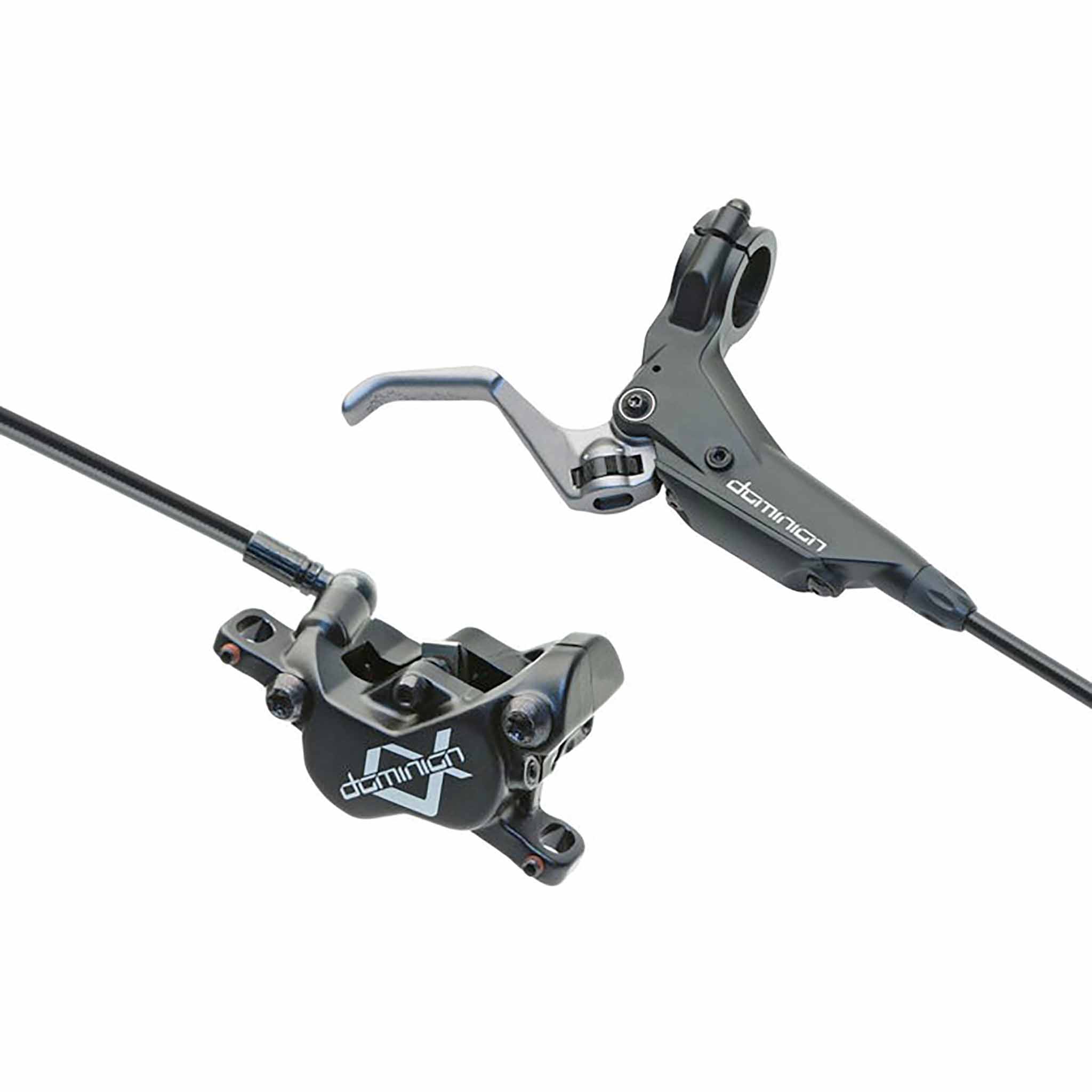 Hayes Brake Dominion SFL A4 Disc Brake, Right/Rear, Black/Gray