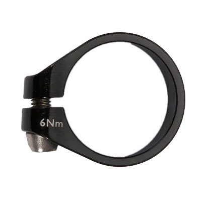 Blackbird x Ibis BlkBrd Seat Collar, 38.6mm, Black