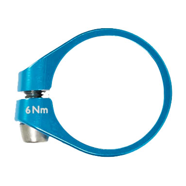 Blackbird x Ibis BlkBrd Seat Collar, 38.6mm, Blue