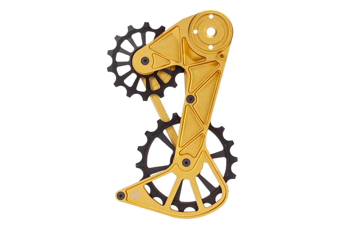 Kogel Bearings Kolossos Oversized Pulley Cage, Sram AXS Eagle Gold