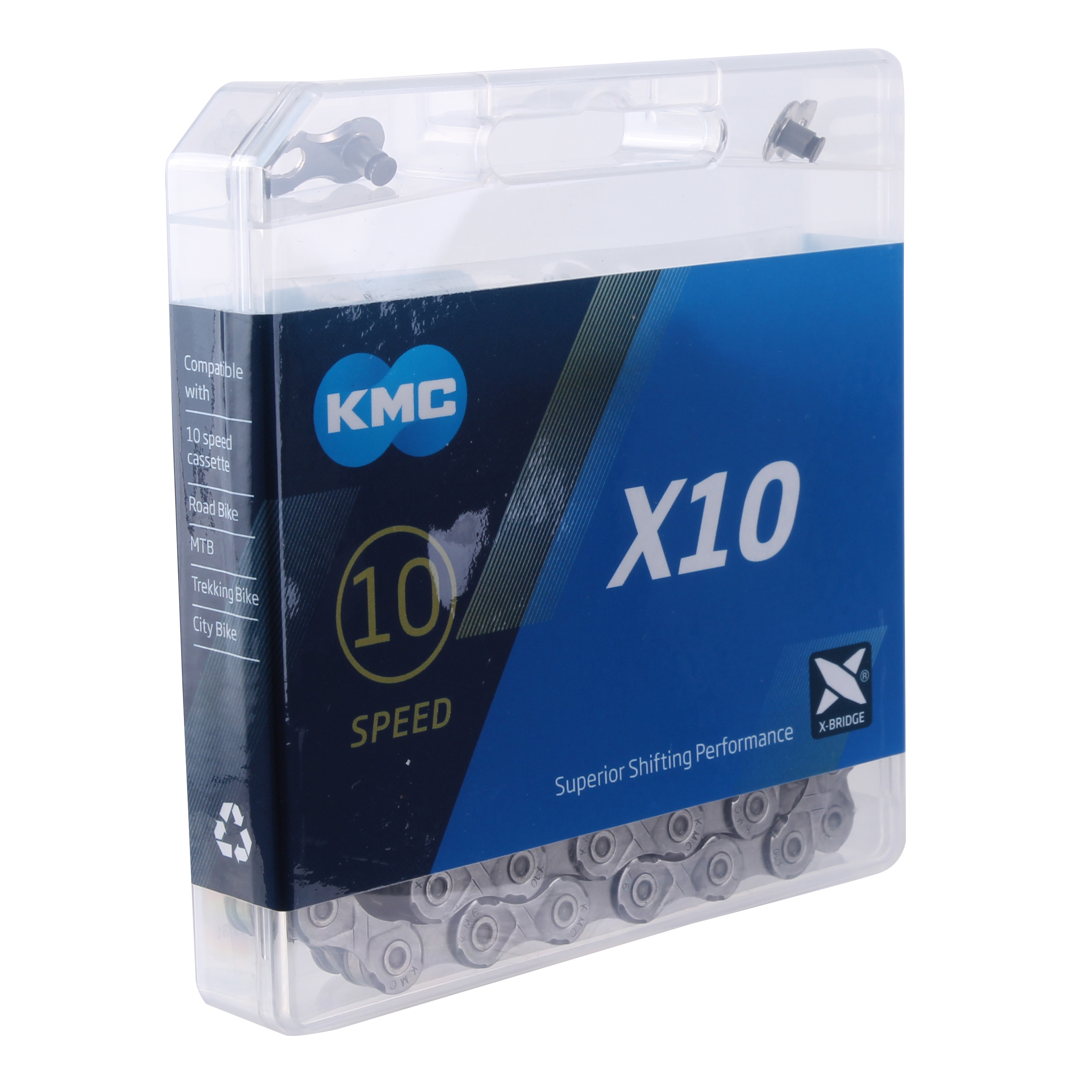 KMC X10 10sp Chain, Gray