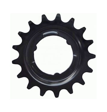 KMC Shimano 17t (3/32"), Rear - Chromoly Black