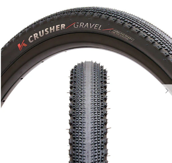 Kenda Crusher Gravel Tire, 700 x 35 TLR, Black