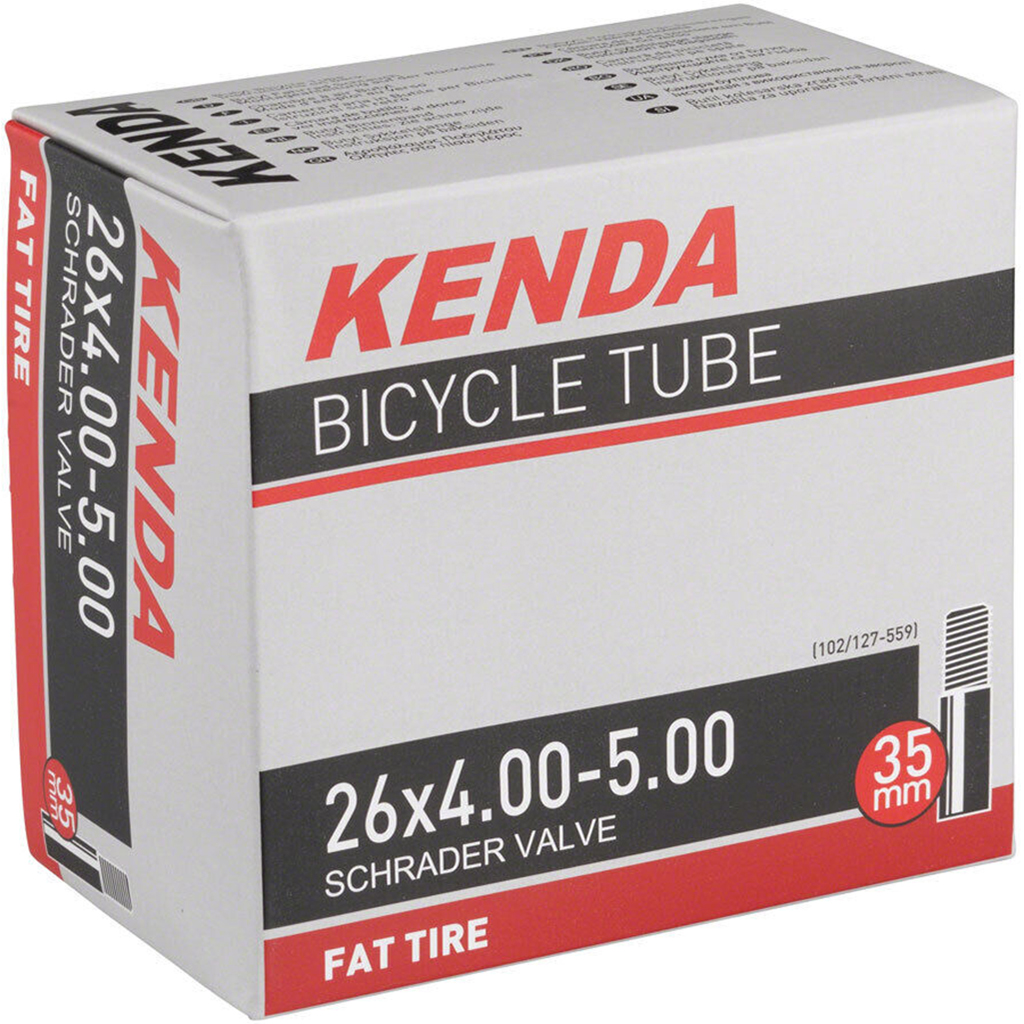 Kenda Butyl Tube, 26 x 4.0-5.0" SV 35mm- Each