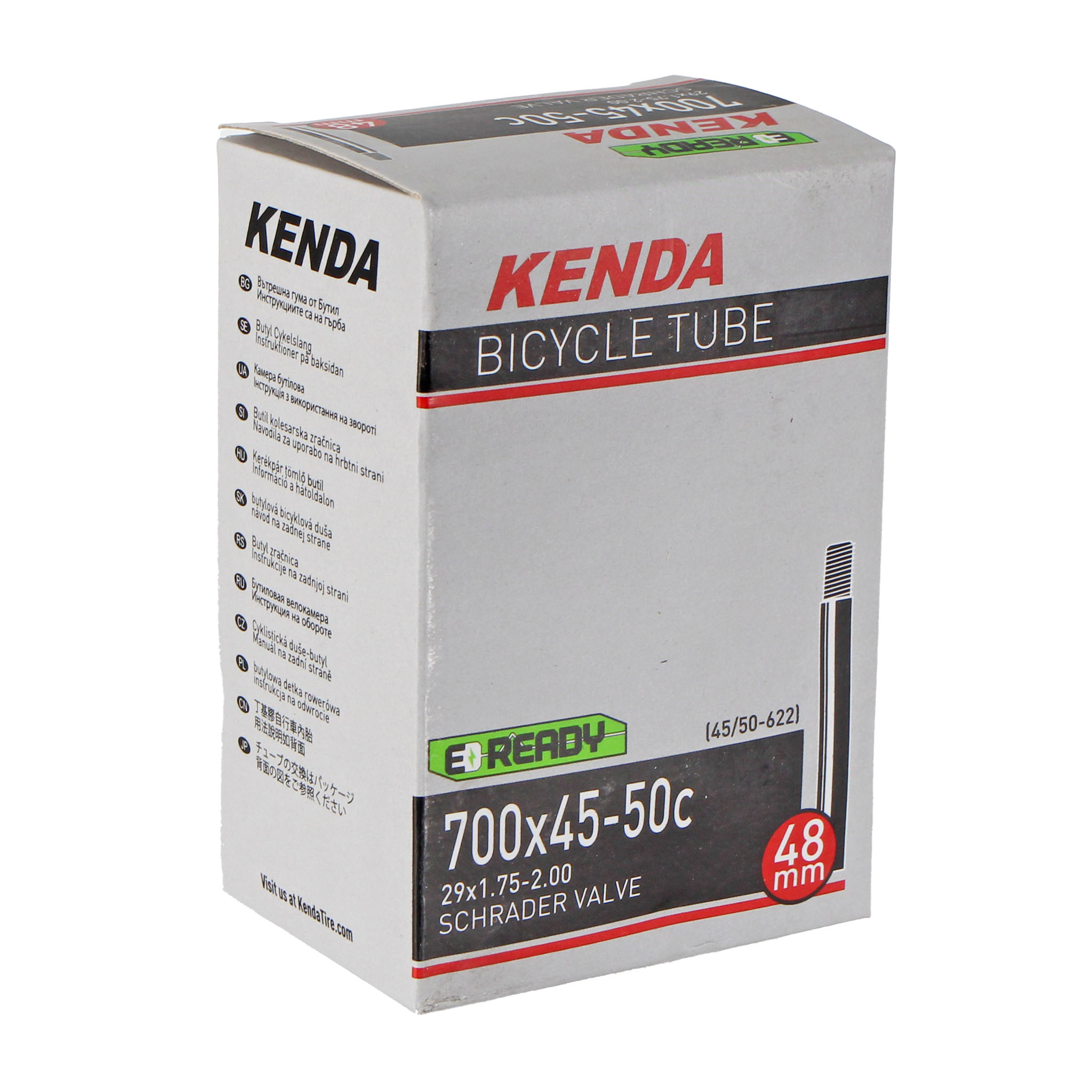 Kenda Butyl Tube, 700 x 45-50, AV 48mm - Each