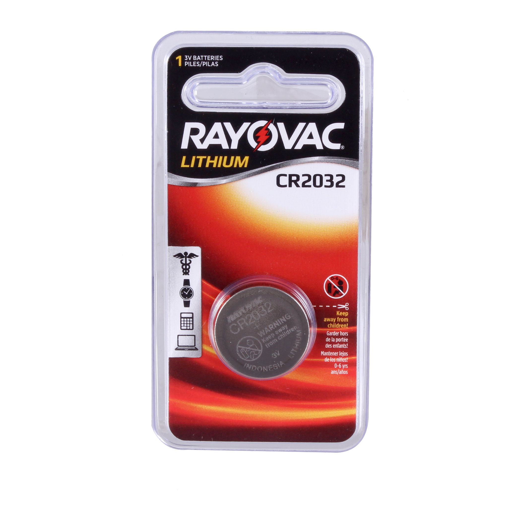 Loctite Rayovac CR2032 Battery, Each