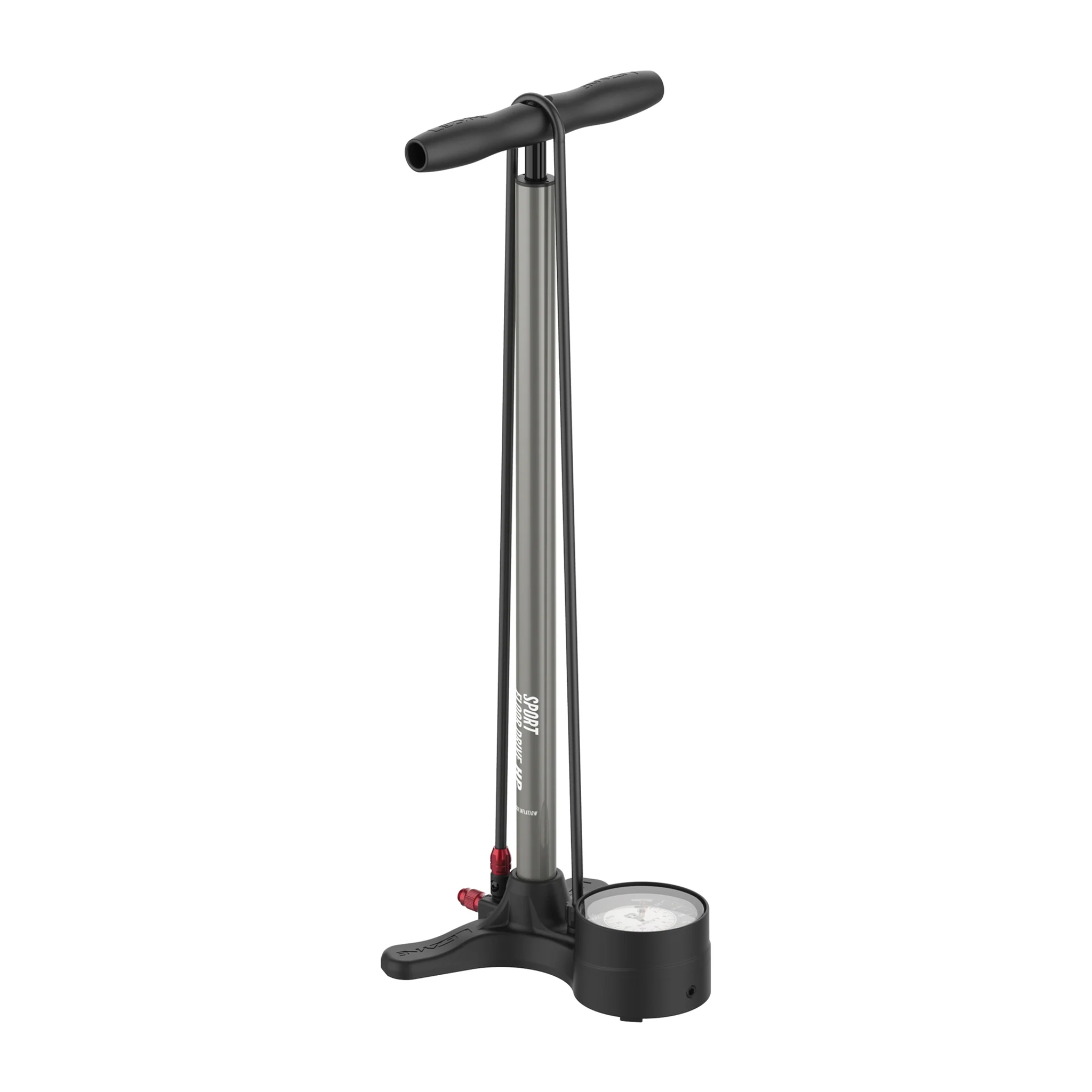 Lezyne Sport Floor Drive 3.5 ABS Pump, Flat Gray