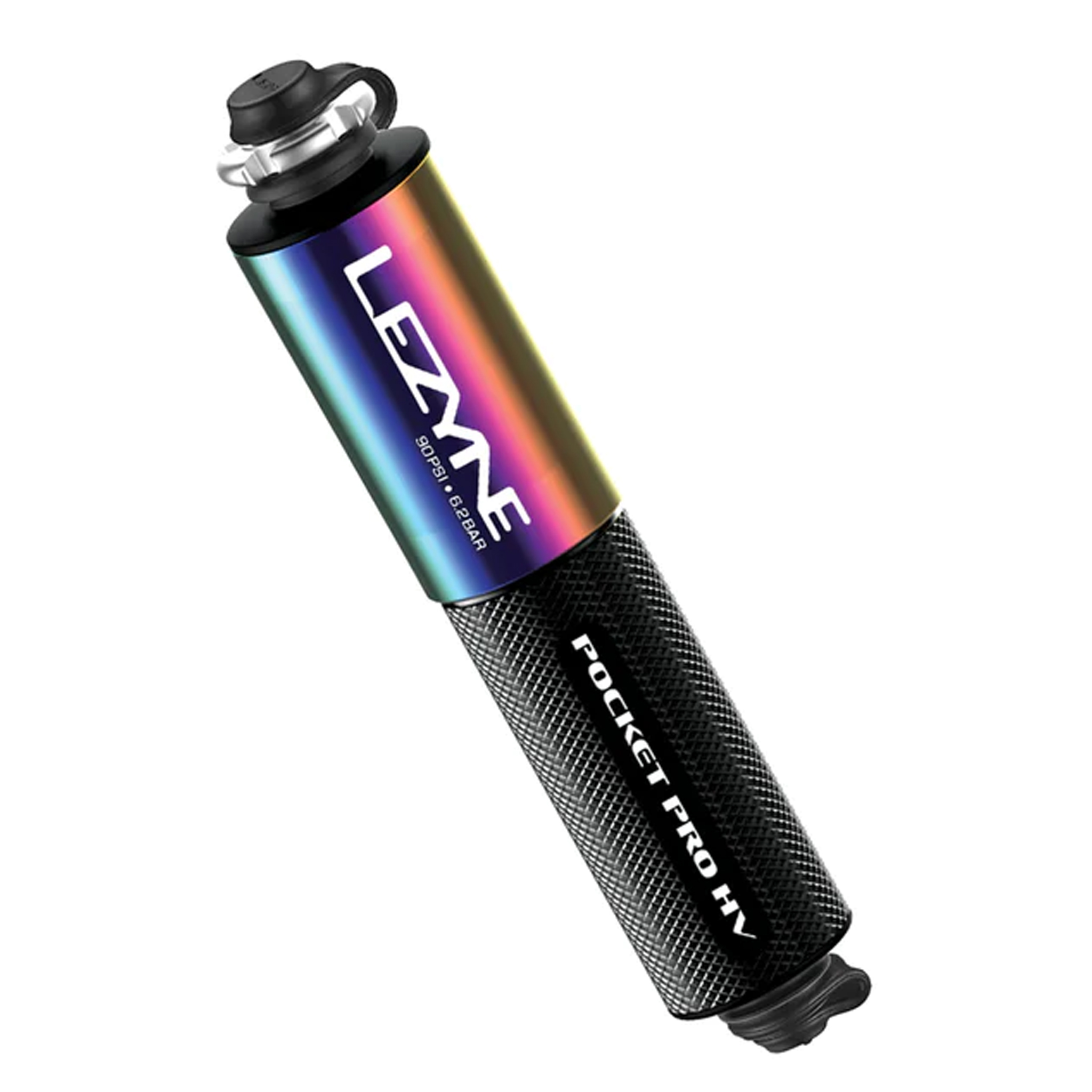 Lezyne Pocket Drive Pro HV Pump, Neo Metallic/Black