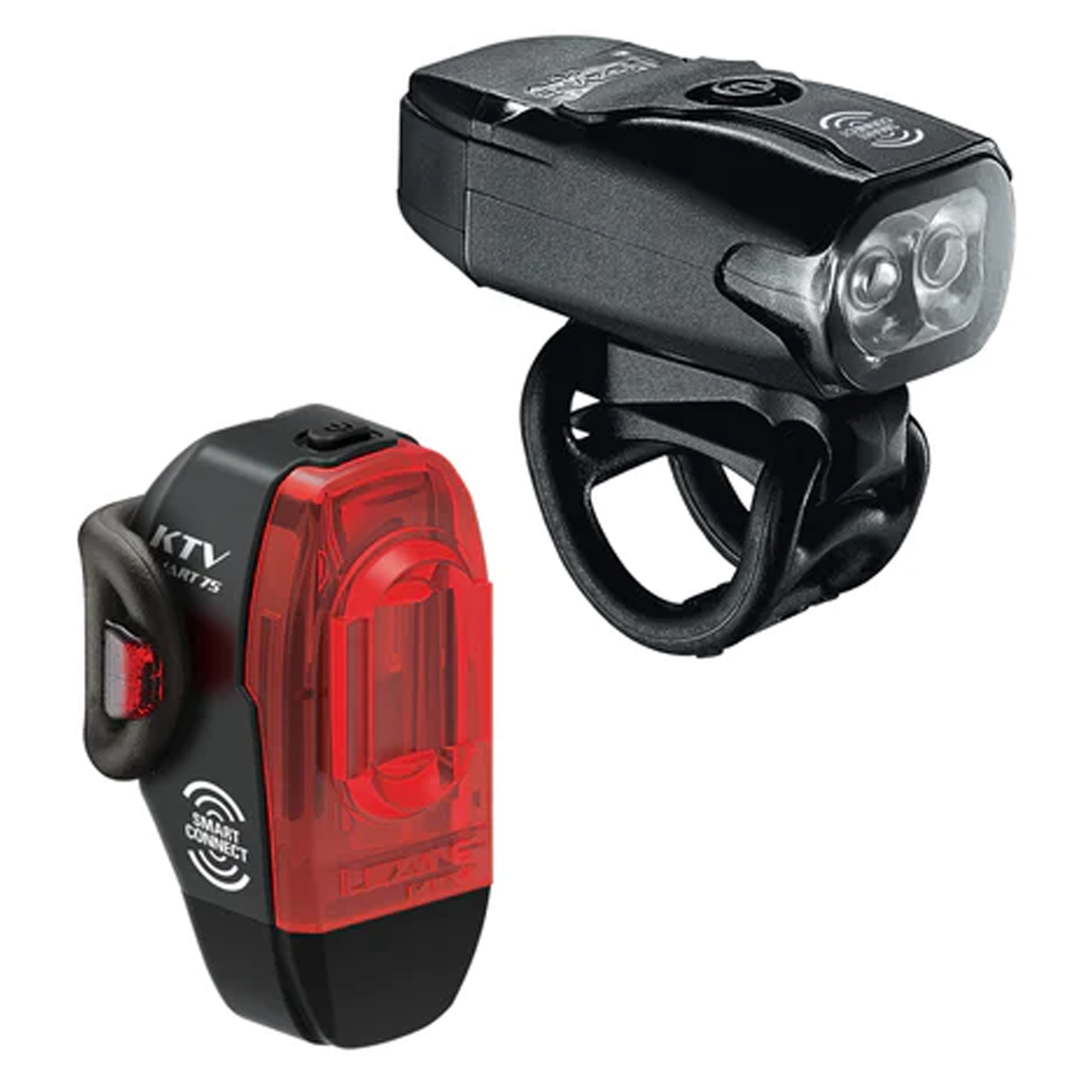 Lezyne KTV Smart Front and KTV Pro Smart Light Pair, Black