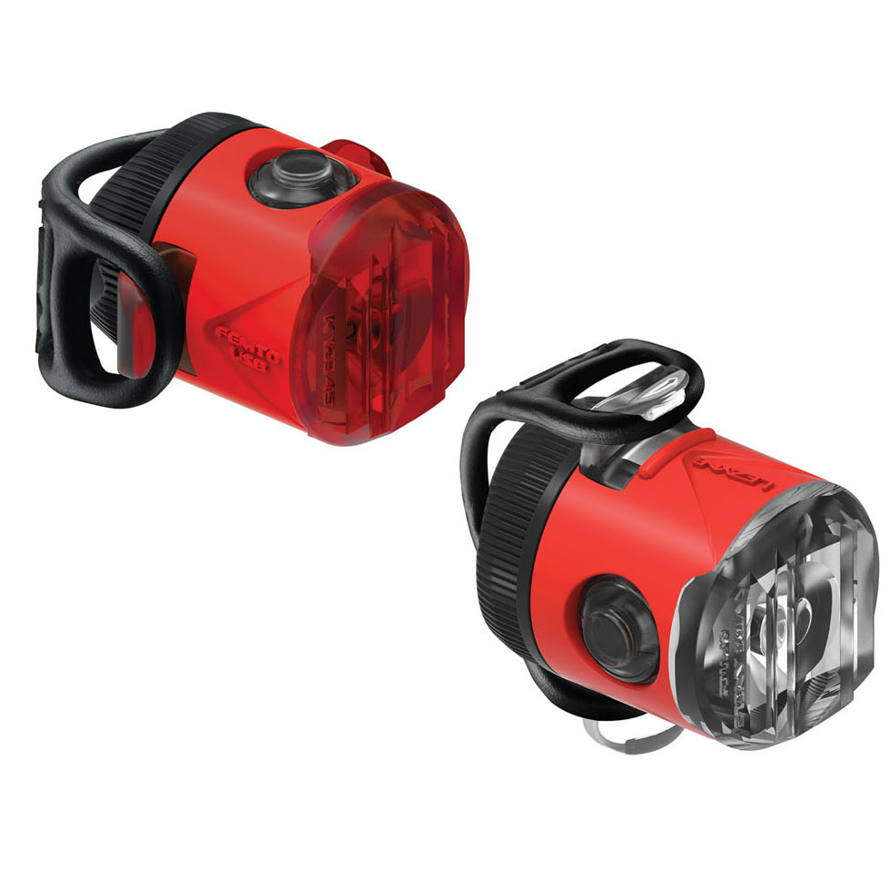 Lezyne Femto USB C Drive Light Pair, Red 