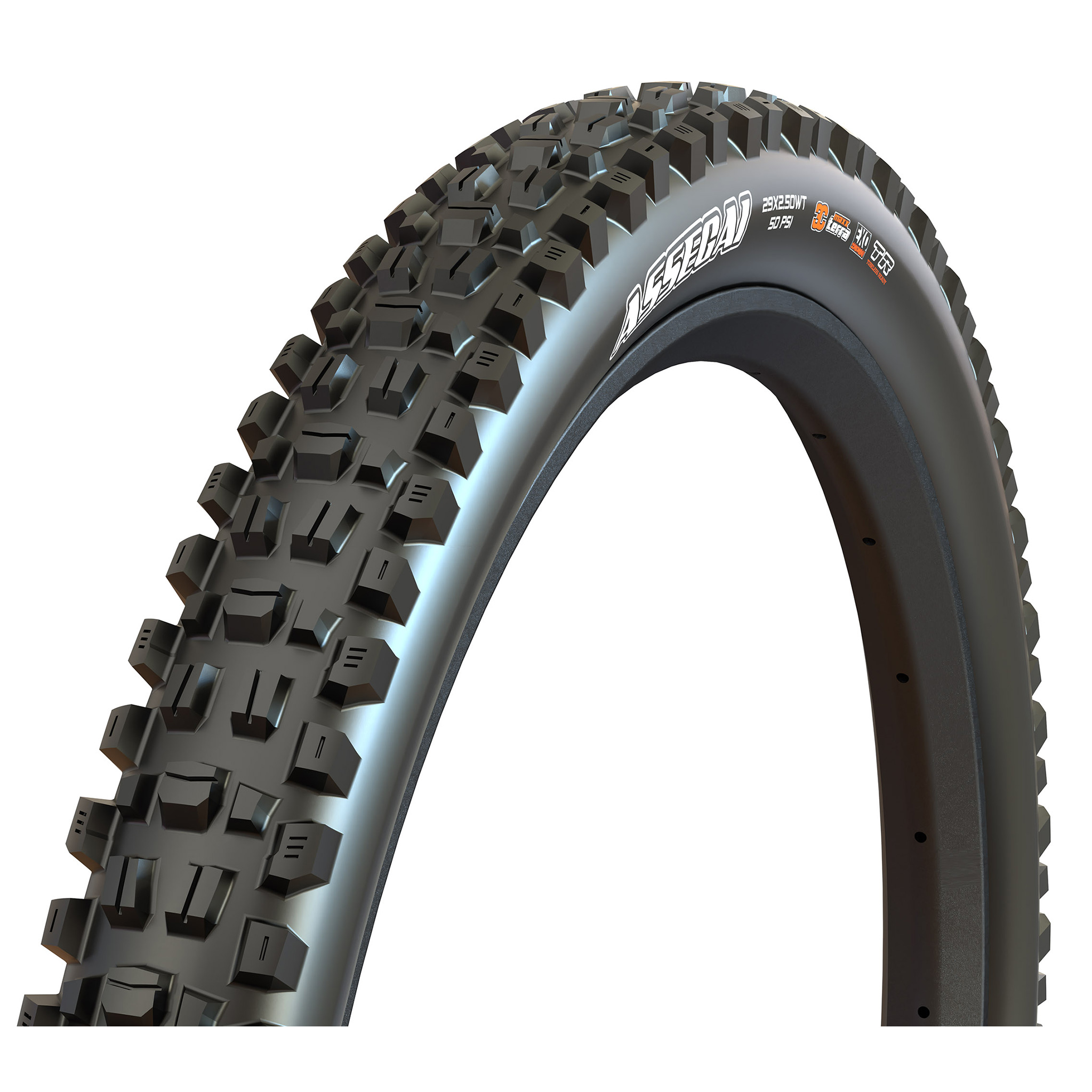 Maxxis Assegai Tire, 27.5x2.5", DH/3CG/TR/WT E50