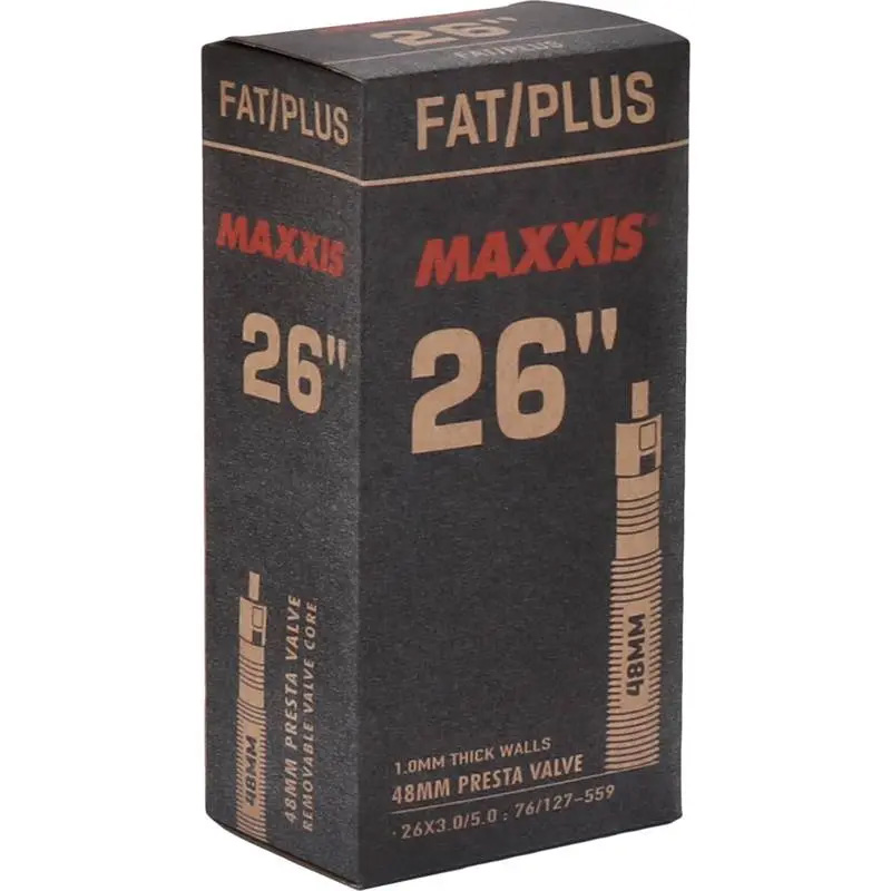 Maxxis Fat/Plus Tube, 26x3.0-5.0" - PV 48mm RVC