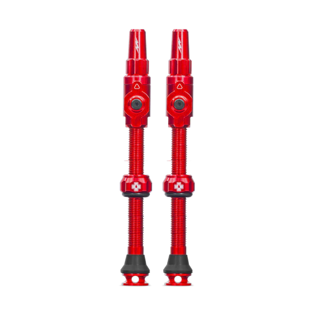 Muc-Off Big Bore Lite Tubeless Valve, 75mm, Pair - Red