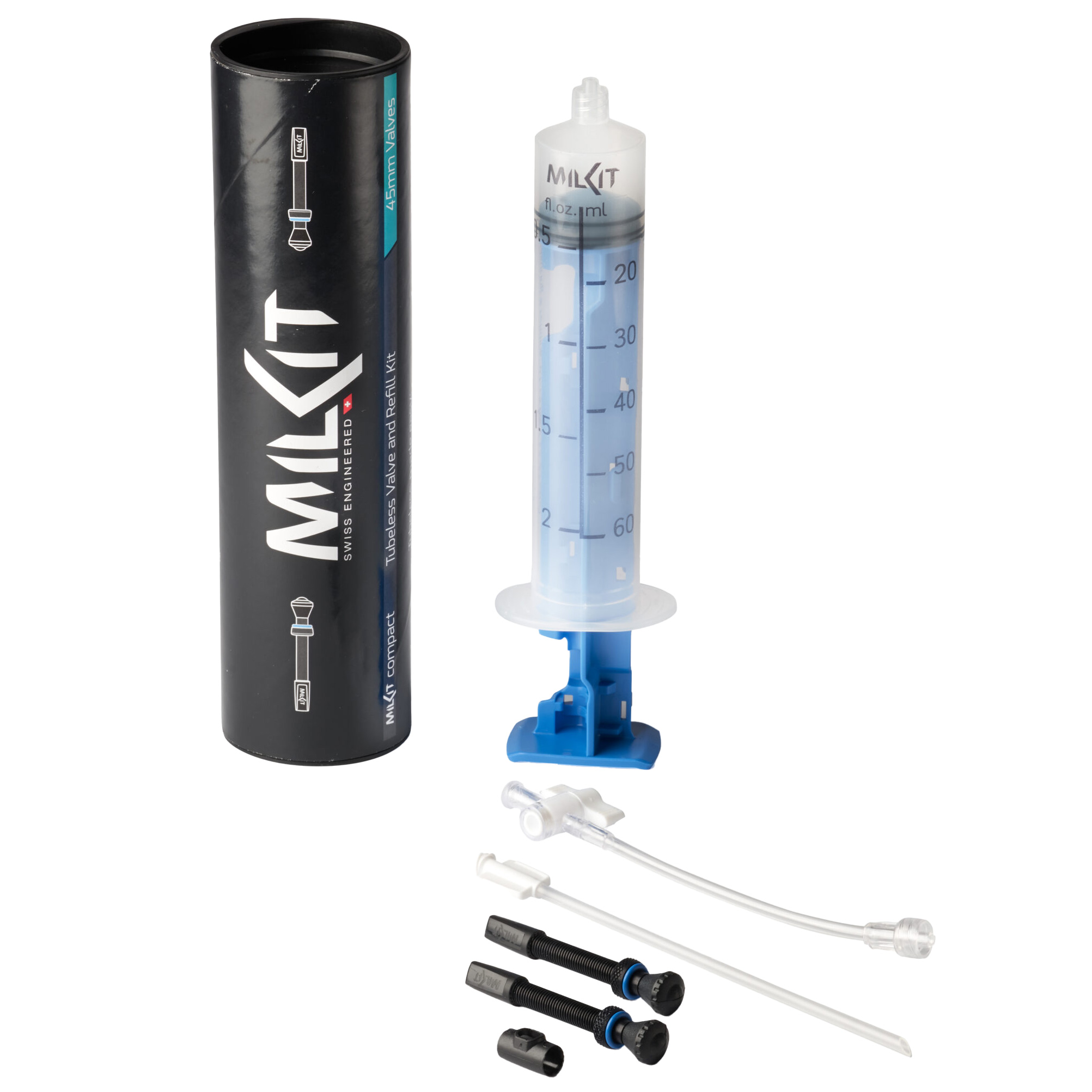 MilKit Compact Tubeless Valve and Applicator Kit, 45mm 