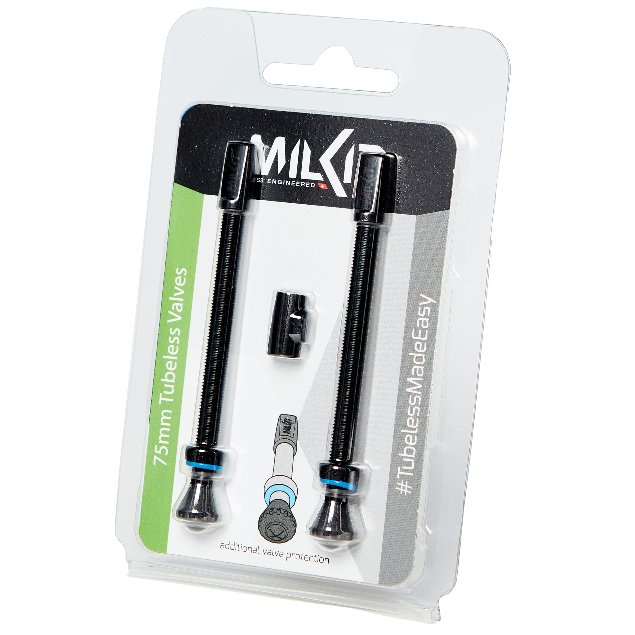 MilKit Tubeless Replacement Valve, 75mm