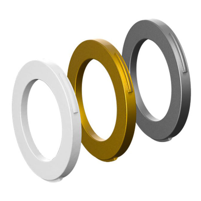 Magura Caliper Cover Kit, MT Series, 2-Piston - White,Gold,Si