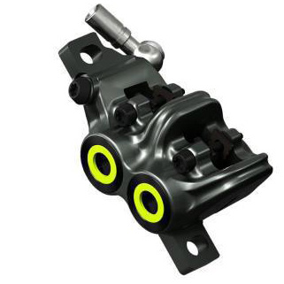 Magura Caliper, MT 7 (74mm), 4-piston - Gray