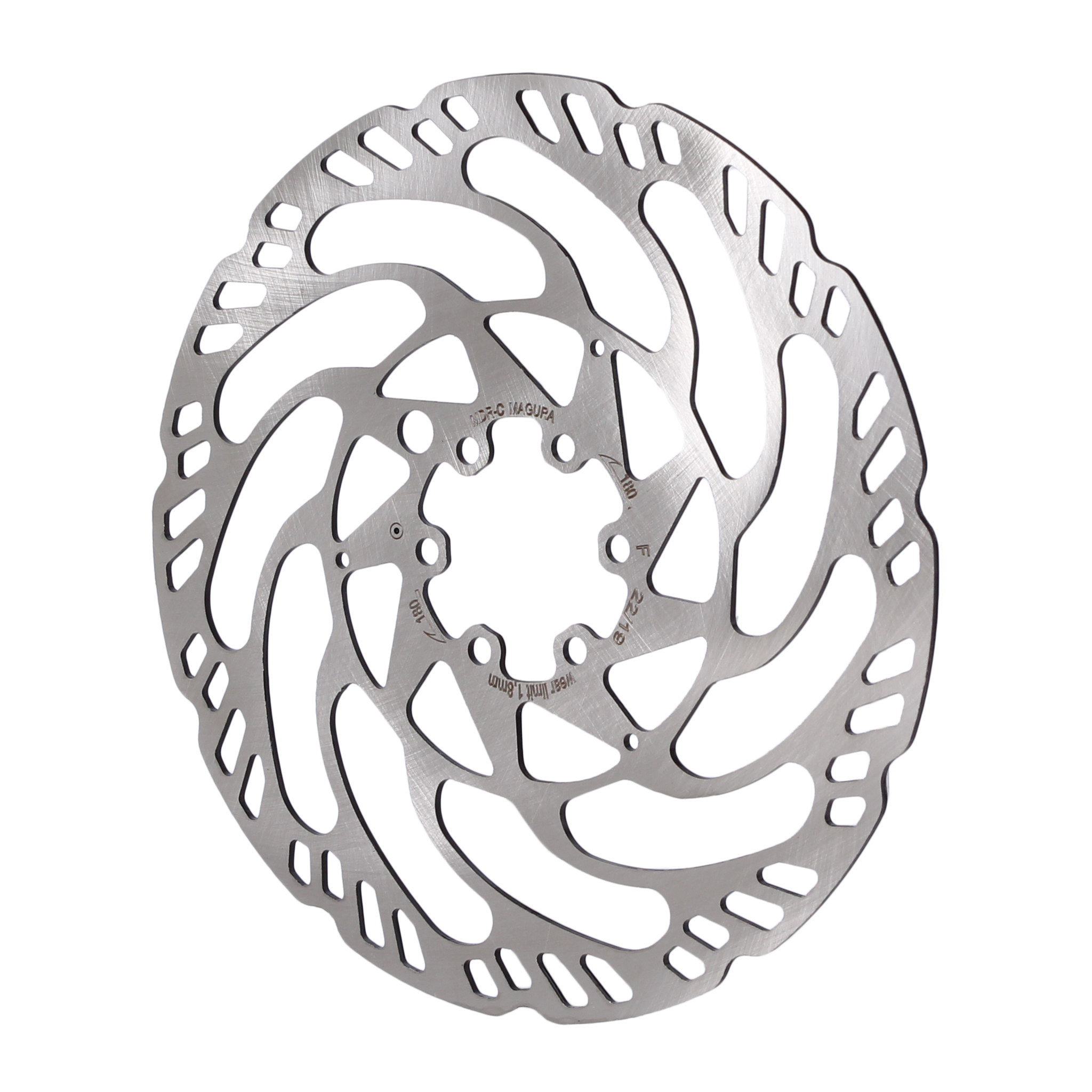 Magura 180mm Rotor, 6-Bolt , 2.0mm, MDR-C, Silver