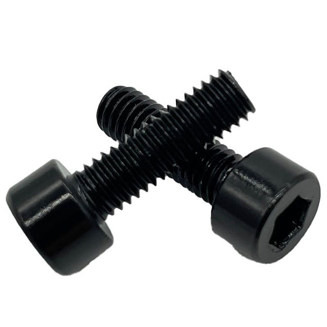 Miles Wide Anodized Cage Bolt, Black