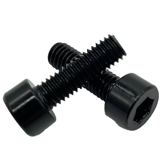 Miles Wide Anodized Cage Bolt, Black 