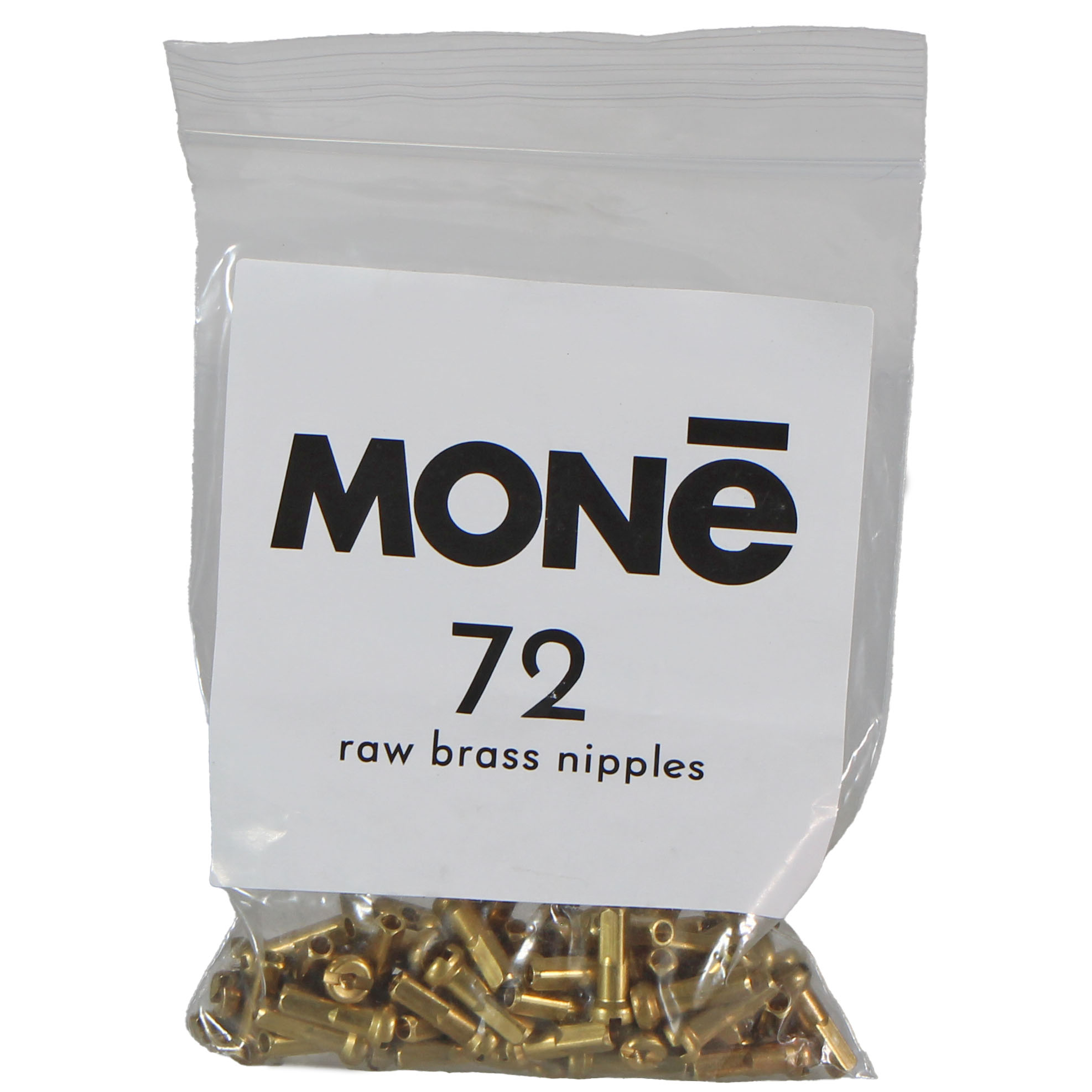 Mone Brass Nipple, 14g/14mm, Brass, Bag/72