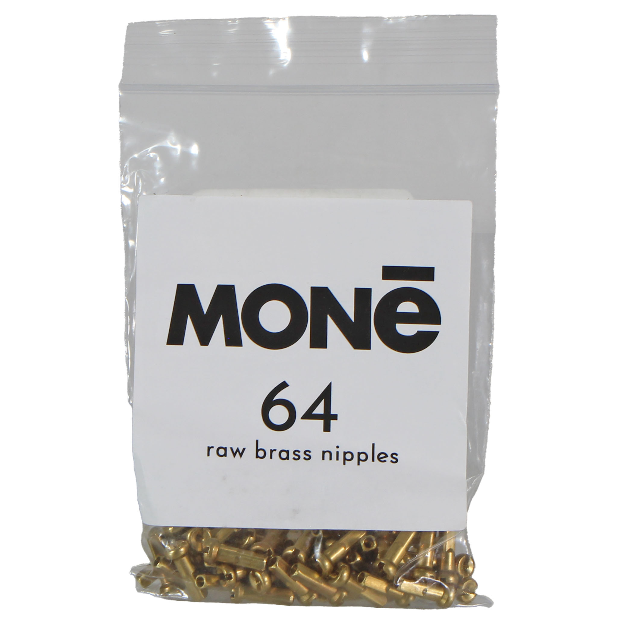 Mone Brass Nipple, 14g/14mm, Brass, Bag/64