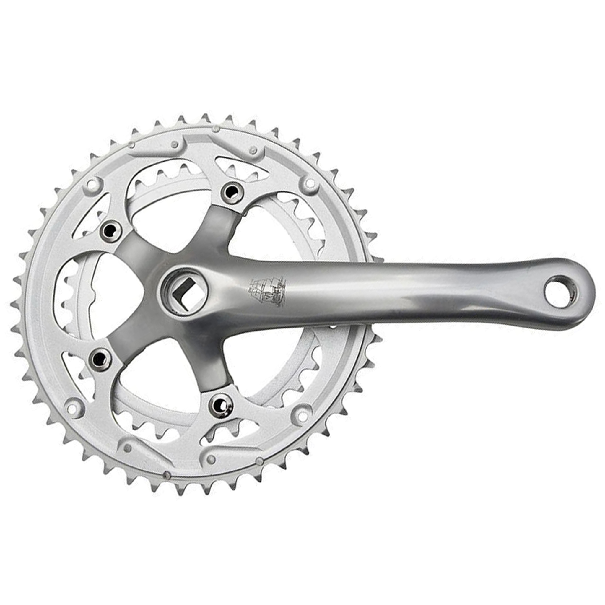 New Albion Cycles XDD Crankset, 34/46t, 170mm - Silver