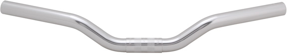 Nitto B260AAF Riser Bar, (25.4mm) 60mm/480mm- Silver