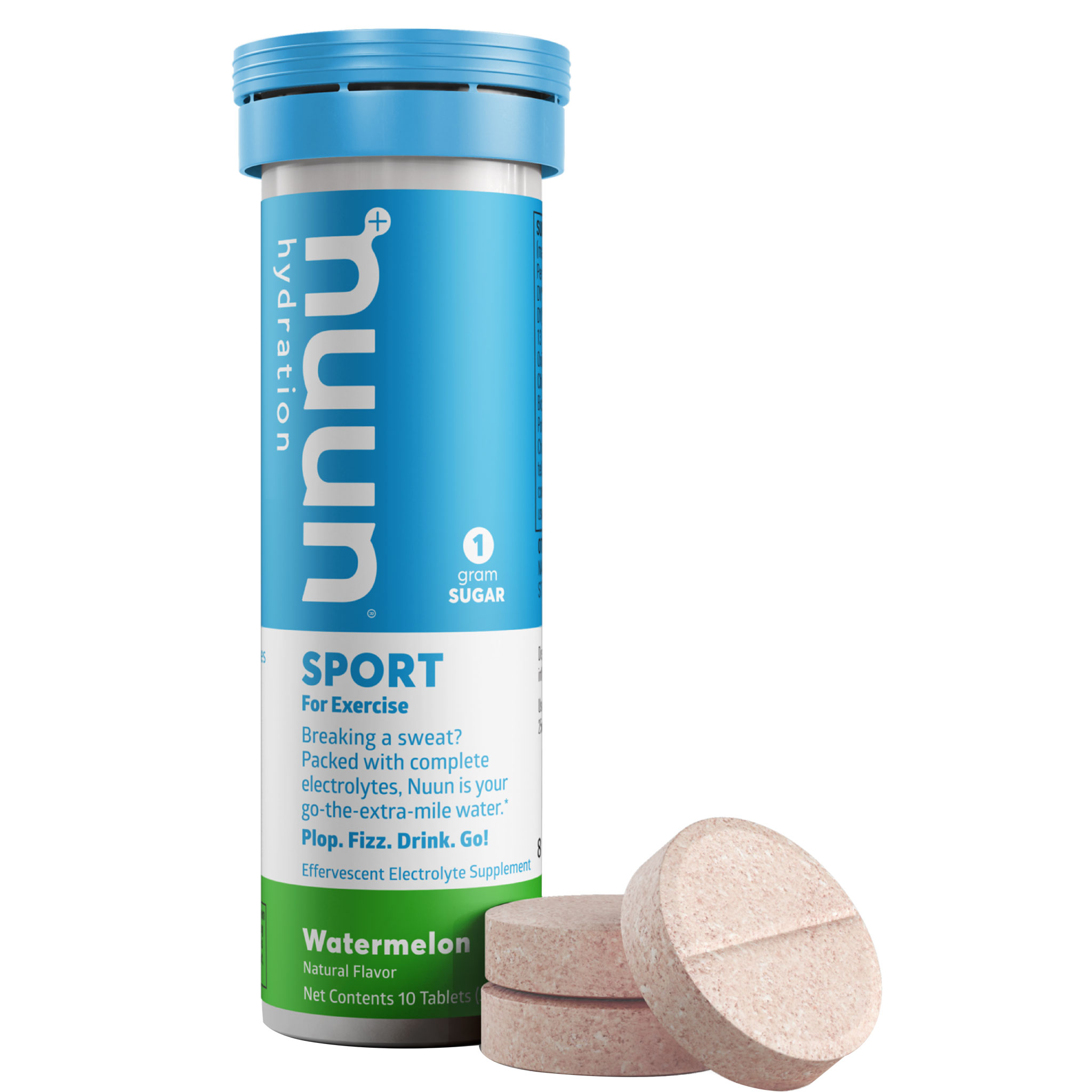 Nuun Sport Hydration Tabs, Watermelon, 8/Count