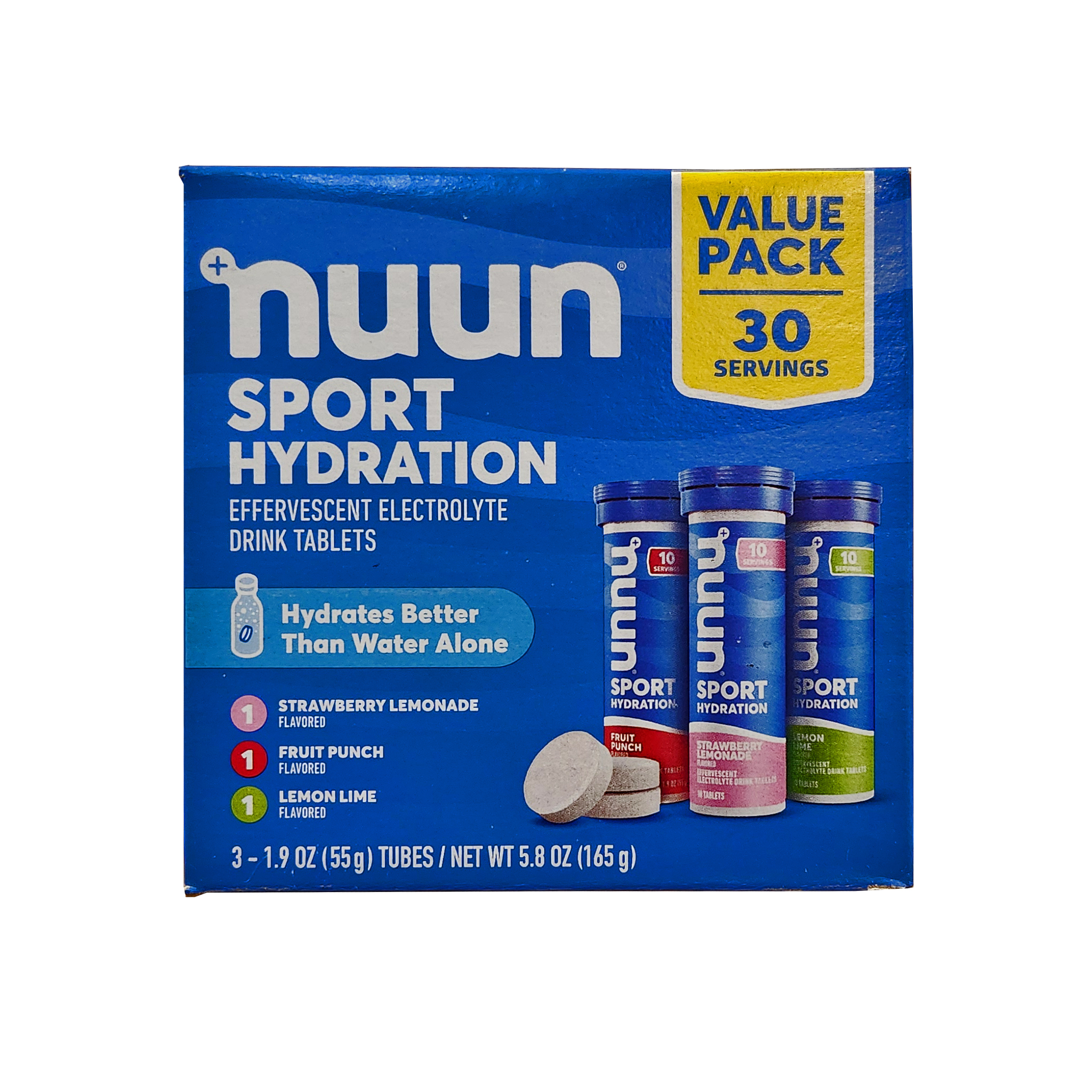 Nuun Sport Hydration Tabs, Value Pack, 3/Count