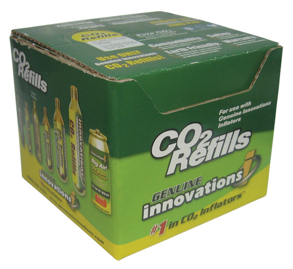 Genuine Innovations CO2 Cart, 16g Threaded - 20/Box ORM-D