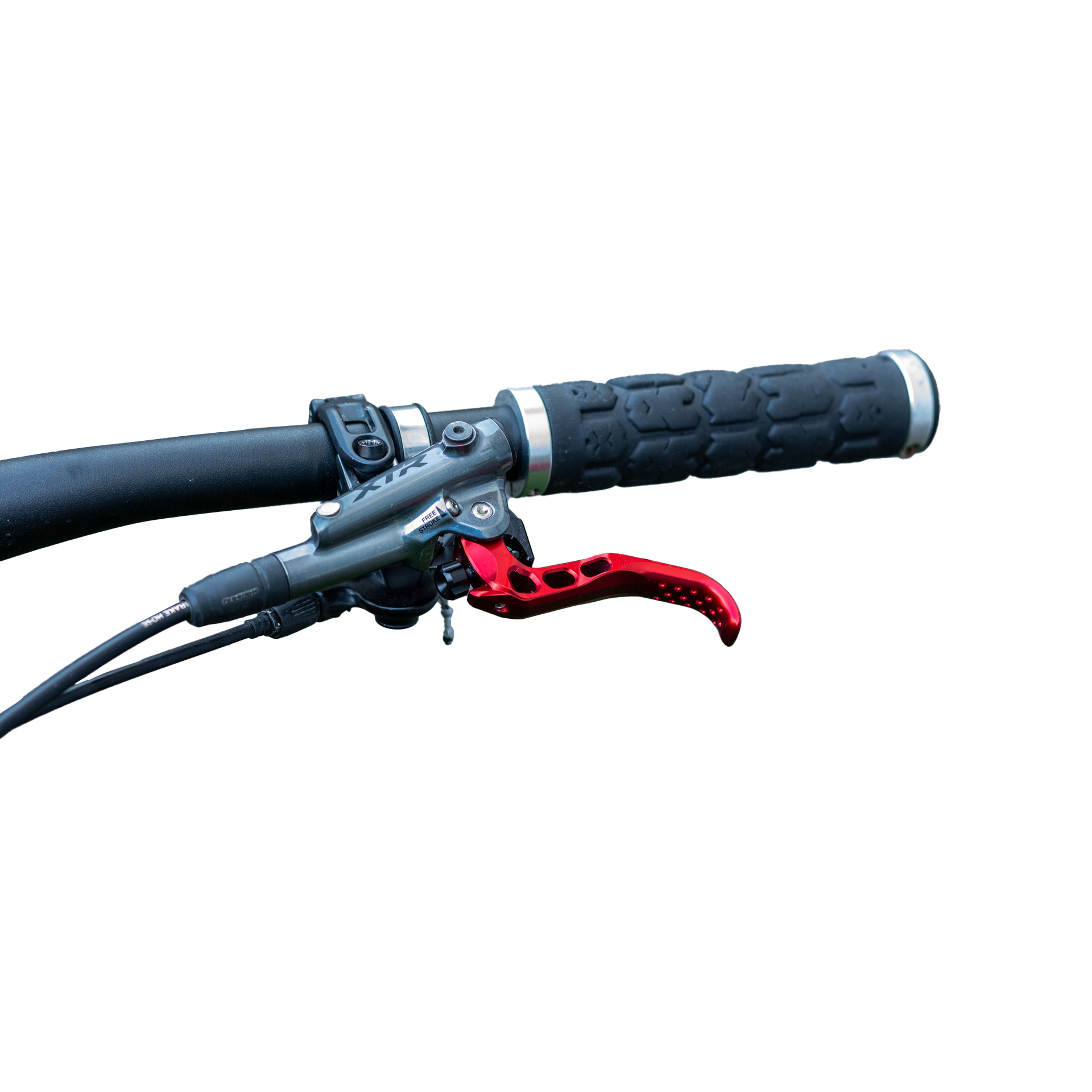OAK Components SH Brake Lever Blade, 2 Piece Kit, Shimano, Red