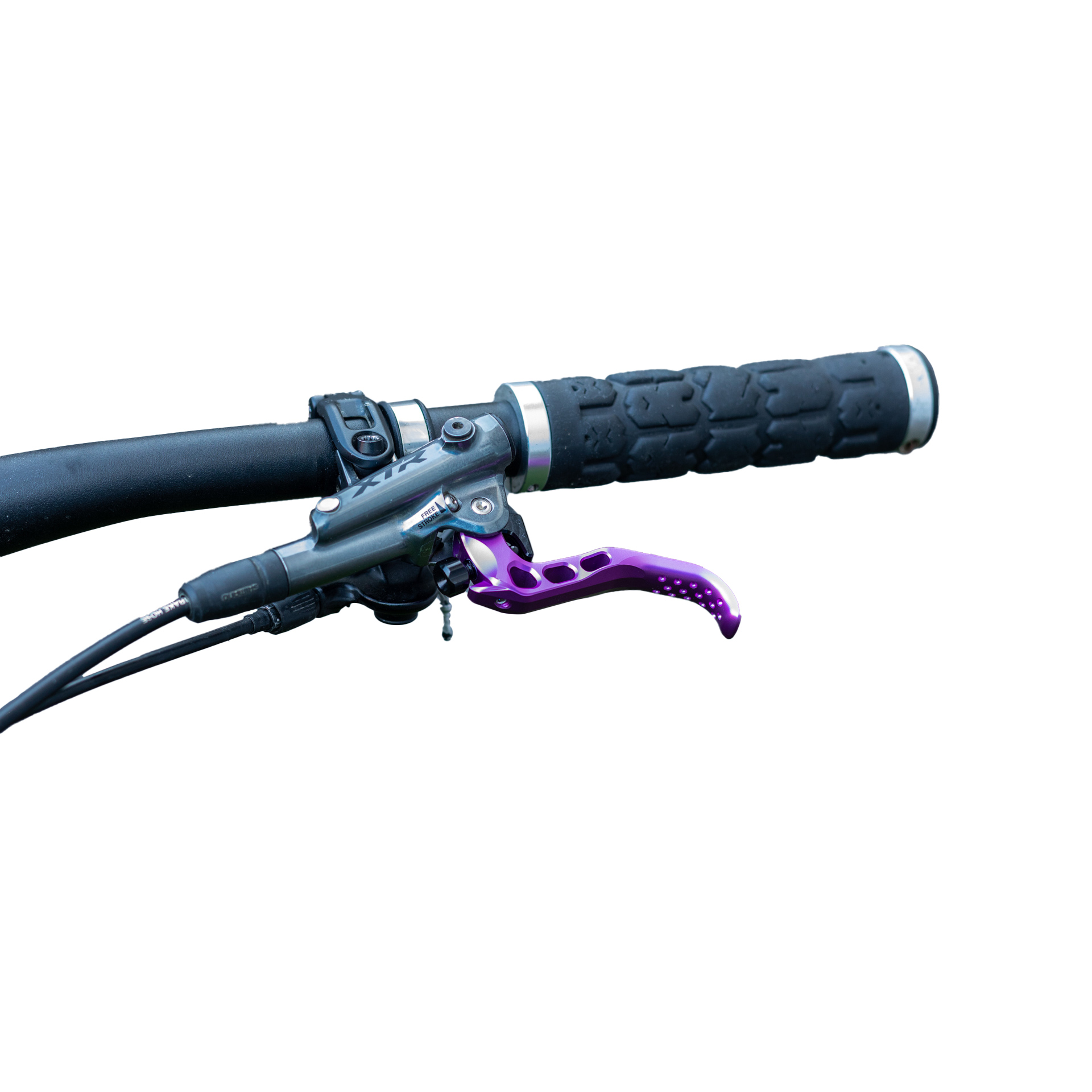 OAK Components SH Brake Lever Blade, 2 Piece Kit, Shimano, Purple