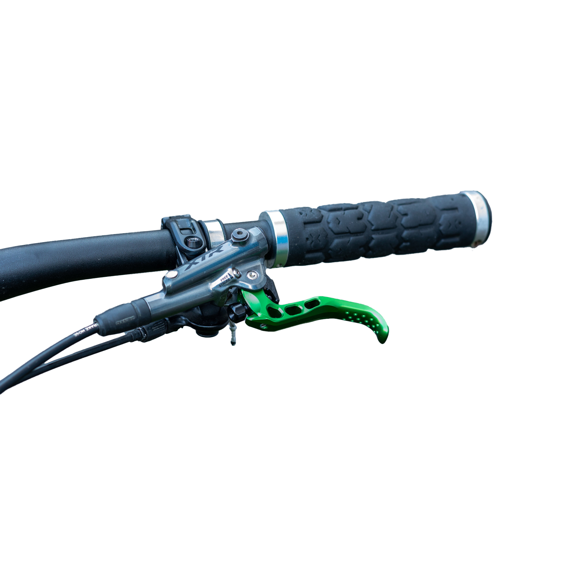 OAK Components SH Brake Lever Blade, 2 Piece Kit, Shimano, Green