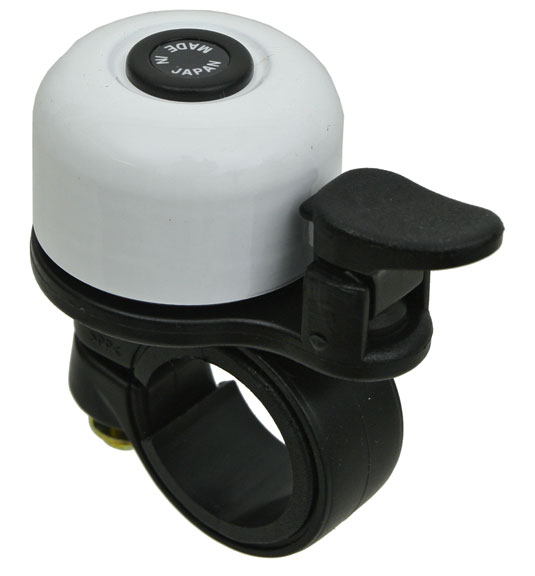 Osaka Rin Rin Mini Bell, White | Bikeparts.Com
