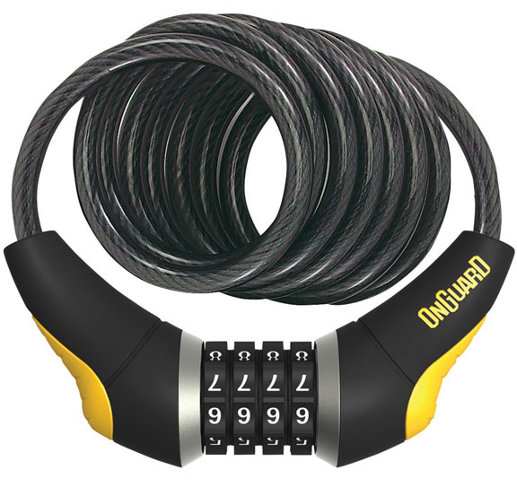 OnGuard Doberman Combo Cable Lock, 1828mm x 8mm