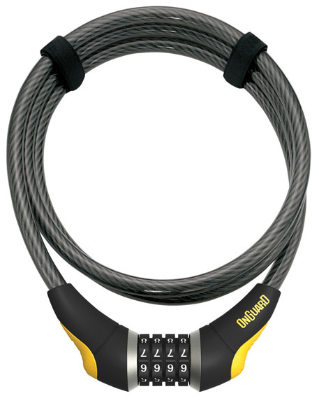 OnGuard Akita Combo Cable Lock, 1828mm x 12mm
