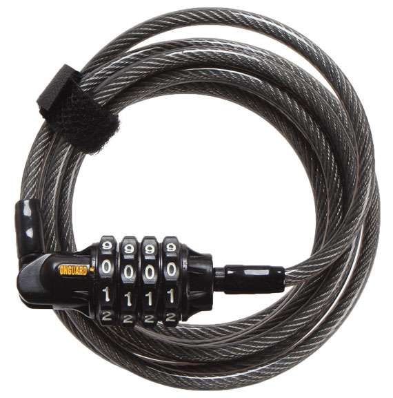 OnGuard Terrier Combo Cable Lock, 2134mm x 6mm